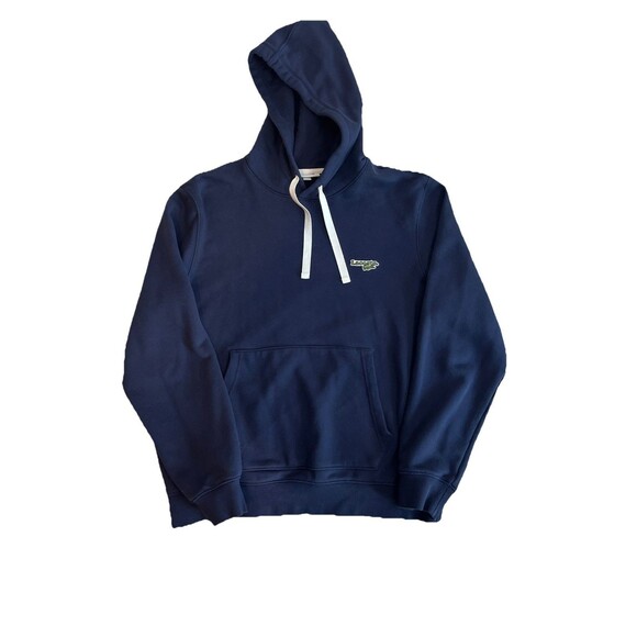 Lacoste Men’s Casual Script Logo Navy Hoodie Size XL Style # SH2162 - Picture 7 of 8